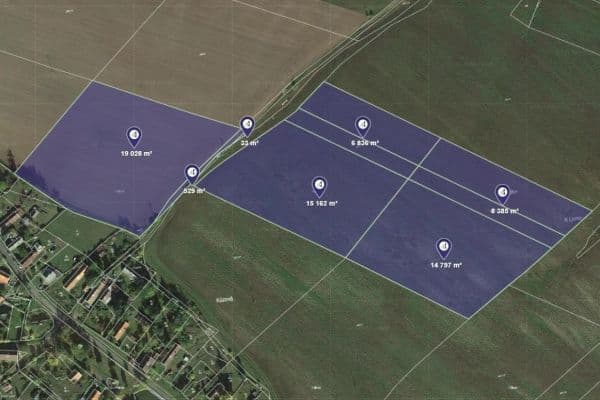 plot for sale, 57,981 m², Čistá plot for sale, 57,981 m², Čistá