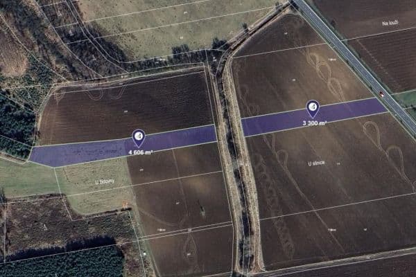 plot for sale, 1,318 m², Oseček plot for sale, 1,318 m², Oseček
