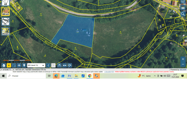 plot for sale, 3,162 m², Mladějov plot for sale, 3,162 m², Mladějov