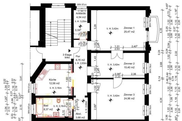 2 bedroom with open-plan kitchen flat to rent, 104 m², Yorckstr. 84b, Berlin, Berlin 2 bedroom with open-plan kitchen flat to rent, 104 m², Yorckstr. 84b, Berlin, Berlin