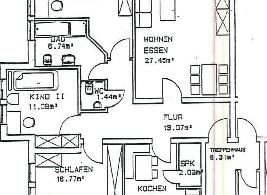 4 bedroom flat to rent, 110 m², Udenborner Str. 4, Wabern 4 bedroom flat to rent, 110 m², Udenborner Str. 4, Wabern