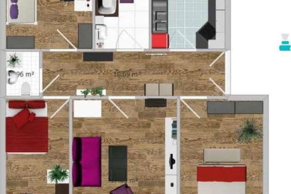 4 bedroom flat to rent, 91 m², Leipziger Strasse 60, Leipzig, Saxony 4 bedroom flat to rent, 91 m², Leipziger Strasse 60, Leipzig, Saxony