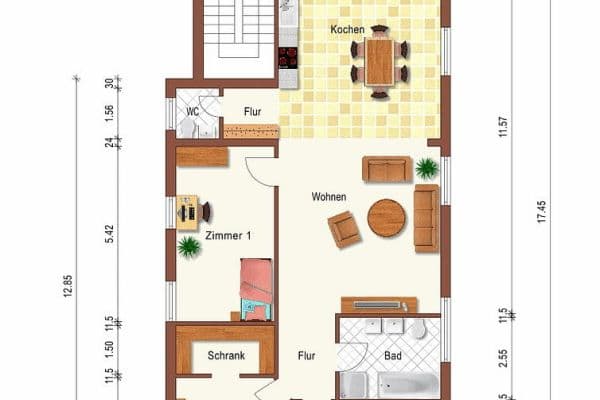 4 bedroom flat to rent, 116 m², Lagerstraße 12, Mannheim, Baden-Württemberg 4 bedroom flat to rent, 116 m², Lagerstraße 12, Mannheim, Baden-Württemberg