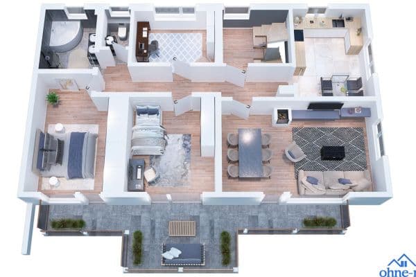 5 bedroom flat for sale, 113 m², Neckartailfingen 5 bedroom flat for sale, 113 m², Neckartailfingen