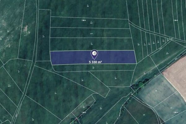 plot for sale, 5,330 m², Dolní Újezd, Olomoucký Region plot for sale, 5,330 m², Dolní Újezd, Olomoucký Region