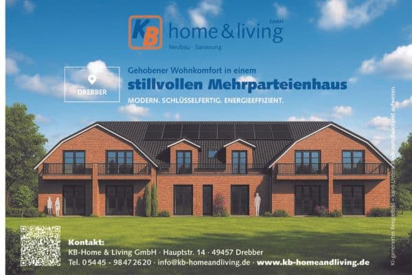 2 bedroom flat to rent, 68 m², Hauptstraße 44, Drebber 2 bedroom flat to rent, 68 m², Hauptstraße 44, Drebber