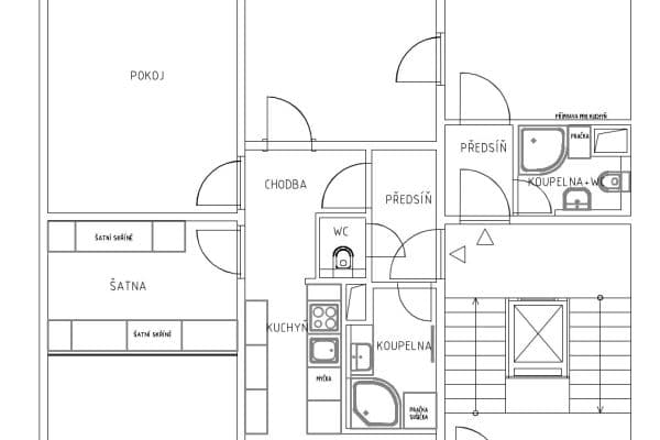 4 bedroom flat to rent, 97 m², Ruzyňská, Praha 4 bedroom flat to rent, 97 m², Ruzyňská, Praha