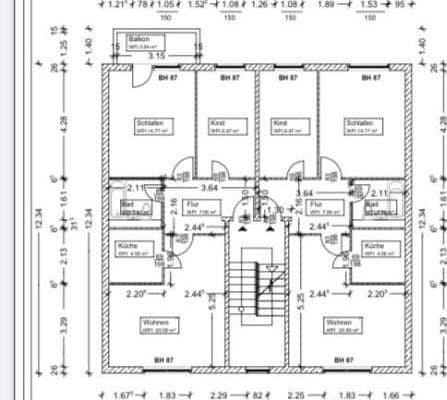 3 bedroom flat to rent, 60 m², Marktstraße, Pasewalk 3 bedroom flat to rent, 60 m², Marktstraße, Pasewalk
