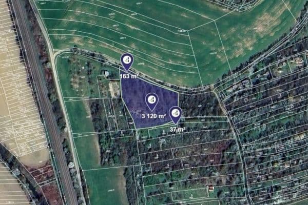 plot for sale, 3,320 m², Kyjov plot for sale, 3,320 m², Kyjov