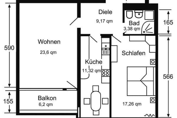 2 bedroom flat for sale, 68 m², Angerburger Allee, Berlin, Berlin 2 bedroom flat for sale, 68 m², Angerburger Allee, Berlin, Berlin