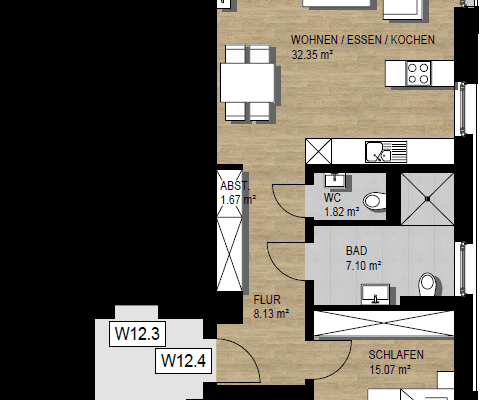 2 bedroom flat to rent, 75 m², Verl 2 bedroom flat to rent, 75 m², Verl