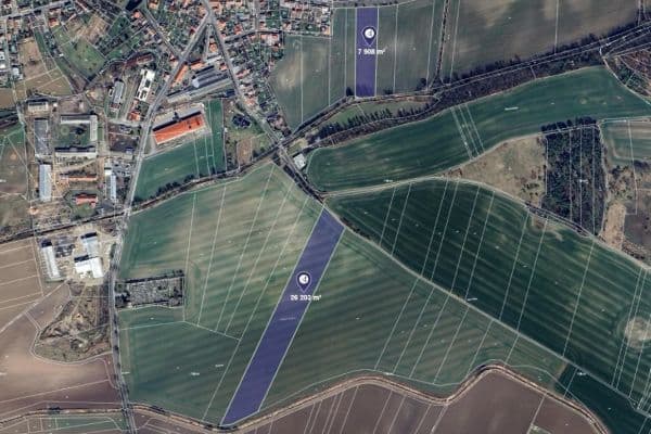 plot for sale, 14,693 m², Starý Kolín plot for sale, 14,693 m², Starý Kolín