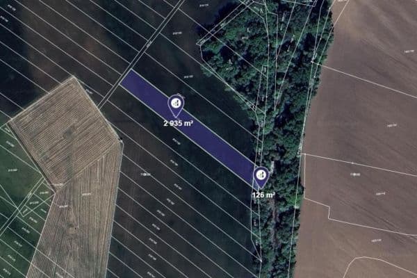 plot for sale, 3,061 m², Přísnotice plot for sale, 3,061 m², Přísnotice