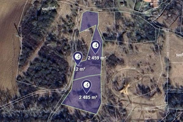 plot for sale, 4,956 m², Kutná Hora plot for sale, 4,956 m², Kutná Hora