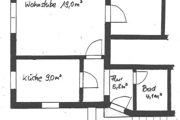 2 bedroom flat to rent, 53 m², Hauptstraße 22, Obergurig 2 bedroom flat to rent, 53 m², Hauptstraße 22, Obergurig