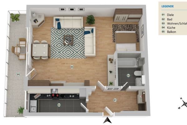 2 bedroom flat for sale, 70 m², Köln 2 bedroom flat for sale, 70 m², Köln