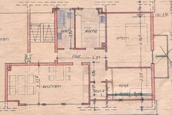 2 bedroom with open-plan kitchen flat to rent, 83 m², Gerther Str. 6, Castrop-Rauxel 2 bedroom with open-plan kitchen flat to rent, 83 m², Gerther Str. 6, Castrop-Rauxel