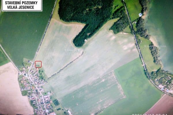 plot for sale, 928 m², Velká Jesenice plot for sale, 928 m², Velká Jesenice