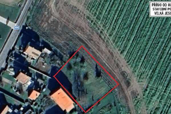 plot for sale, 928 m², Velká Jesenice plot for sale, 928 m², Velká Jesenice