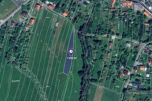 plot for sale, 1,201 m², Podolí, Zlínský Region plot for sale, 1,201 m², Podolí, Zlínský Region