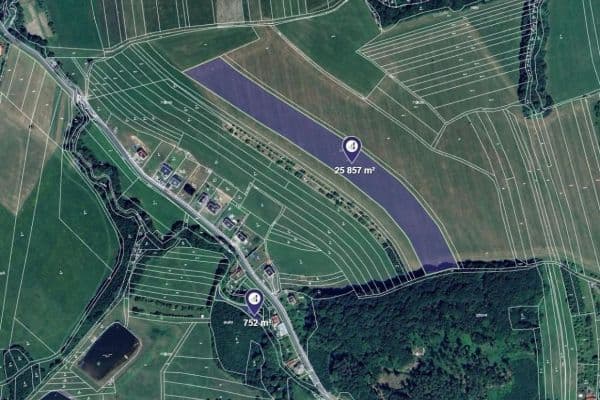 plot for sale, 16,631 m², Podolí, Zlínský Region plot for sale, 16,631 m², Podolí, Zlínský Region