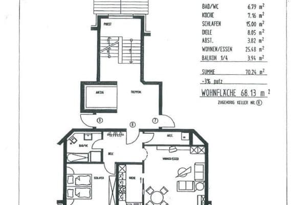 2 bedroom flat to rent, 68 m², Pommernstr. 19, Waldshut-Tiengen, Baden-Württemberg 2 bedroom flat to rent, 68 m², Pommernstr. 19, Waldshut-Tiengen, Baden-Württemberg