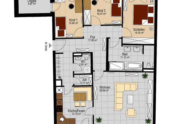 3 bedroom flat for sale, 115 m², Franz-Marc-Straße 1, Puchheim-Bahnhof, Bavaria 3 bedroom flat for sale, 115 m², Franz-Marc-Straße 1, Puchheim-Bahnhof, Bavaria