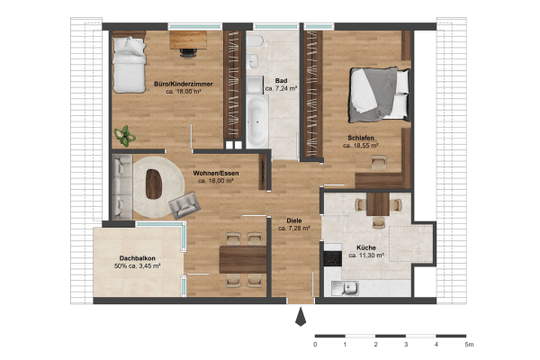 3 bedroom flat to rent, 71 m², Weil am Rhein 3 bedroom flat to rent, 71 m², Weil am Rhein