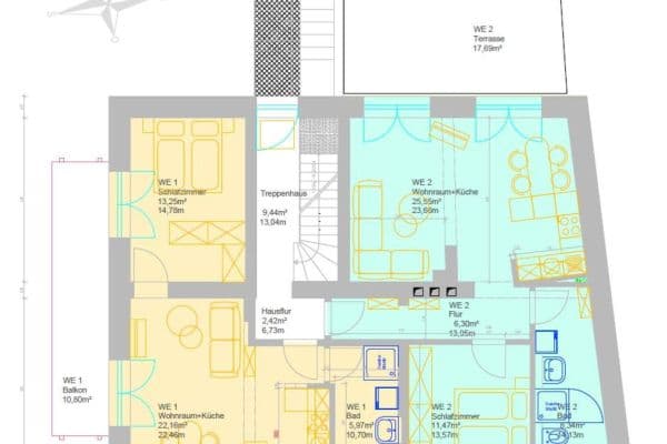 2 bedroom flat to rent, 61 m², Teupitz 2 bedroom flat to rent, 61 m², Teupitz