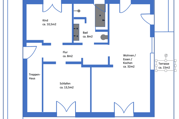 3 bedroom flat to rent, 86 m², Neusatzer Straße 5, München, Bavaria 3 bedroom flat to rent, 86 m², Neusatzer Straße 5, München, Bavaria