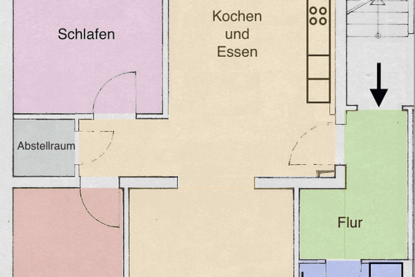 2 bedroom with open-plan kitchen flat to rent, 84 m², Gustav-Adolf-Straße 41, Chemnitz 2 bedroom with open-plan kitchen flat to rent, 84 m², Gustav-Adolf-Straße 41, Chemnitz