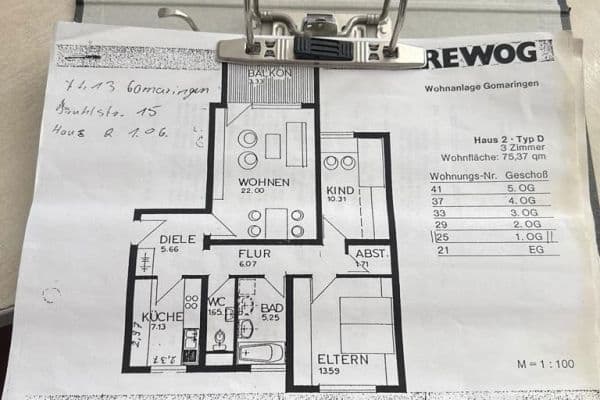 3 bedroom flat for sale, 76 m², Brühlstraße 15, Gomaringen 3 bedroom flat for sale, 76 m², Brühlstraße 15, Gomaringen