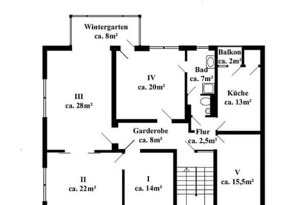 5 bedroom flat to rent, 147 m², Hildesheim, Lower Saxony 5 bedroom flat to rent, 147 m², Hildesheim, Lower Saxony