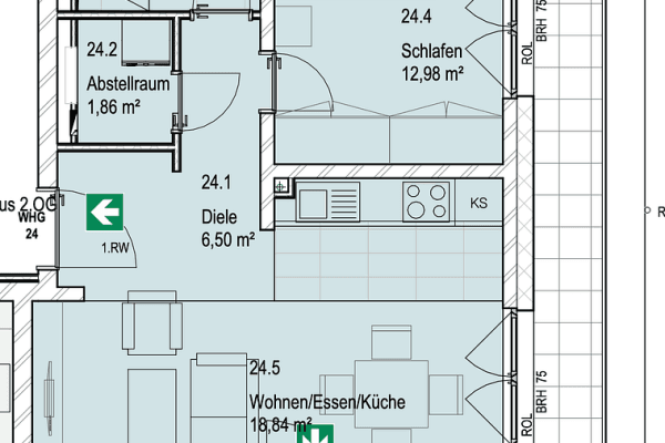 2 bedroom flat to rent, 56 m², Blankenfelde-Mahlow 2 bedroom flat to rent, 56 m², Blankenfelde-Mahlow