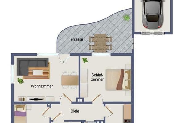 3 bedroom flat to rent, 70 m², Beethovenstraße 14, Hückeswagen 3 bedroom flat to rent, 70 m², Beethovenstraße 14, Hückeswagen