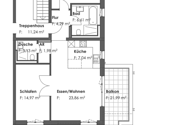 3 bedroom flat to rent, 87 m², Dorfstraße 11b, Germering, Bavaria 3 bedroom flat to rent, 87 m², Dorfstraße 11b, Germering, Bavaria