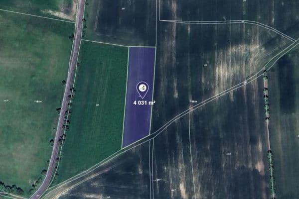 plot for sale, 4,031 m², Vlastislav plot for sale, 4,031 m², Vlastislav