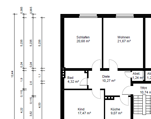 3 bedroom flat to rent, 85 m², Bohmter Str., Osnabrück 3 bedroom flat to rent, 85 m², Bohmter Str., Osnabrück