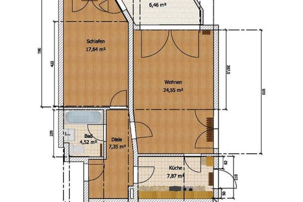 2 bedroom flat to rent, 64 m², Pecher Hauptstr. 76, Wachtberg - Pech 2 bedroom flat to rent, 64 m², Pecher Hauptstr. 76, Wachtberg - Pech