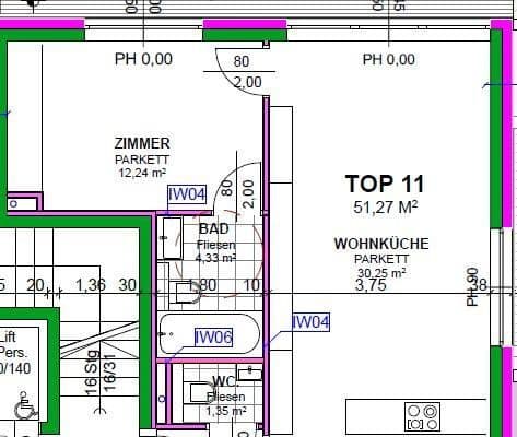 2 bedroom flat to rent, 52 m², Heiligenstädter Straße 395a, Wien, Vienna 2 bedroom flat to rent, 52 m², Heiligenstädter Straße 395a, Wien, Vienna