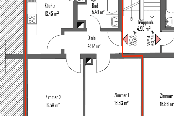 2 bedroom flat to rent, 64 m², Mannheim 2 bedroom flat to rent, 64 m², Mannheim