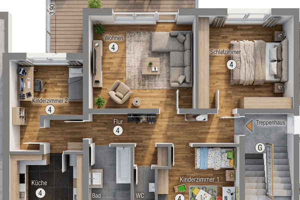 4 bedroom flat for sale, 105 m², Baden-Baden 4 bedroom flat for sale, 105 m², Baden-Baden