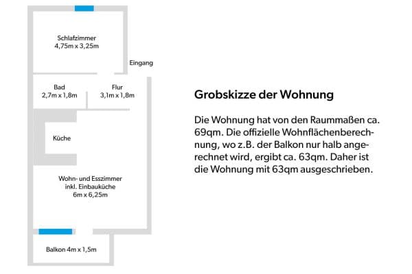 2 bedroom flat to rent, 63 m², Ludwigstraße 3, Schwerte 2 bedroom flat to rent, 63 m², Ludwigstraße 3, Schwerte