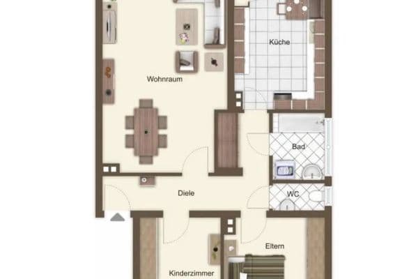 3 bedroom flat to rent, 81 m², Marienburger Straße 8, Aachen, North Rhine-Westphalia 3 bedroom flat to rent, 81 m², Marienburger Straße 8, Aachen, North Rhine-Westphalia