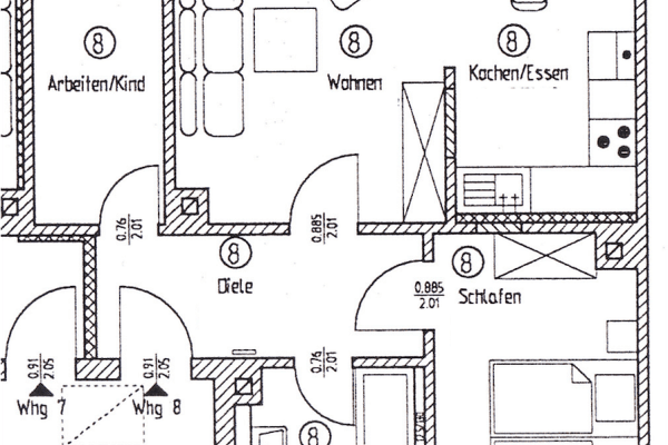 3 bedroom flat to rent, 55 m², Schneiderstraße 4, Leipzig, Saxony 3 bedroom flat to rent, 55 m², Schneiderstraße 4, Leipzig, Saxony