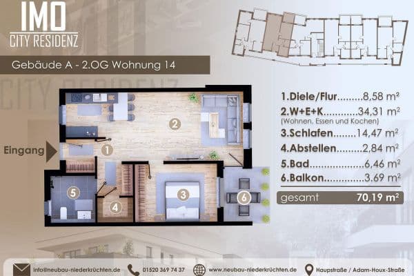 2 bedroom flat for sale, 71 m², Hauptstraße 10, Niederkrüchten, North Rhine-Westphalia 2 bedroom flat for sale, 71 m², Hauptstraße 10, Niederkrüchten, North Rhine-Westphalia