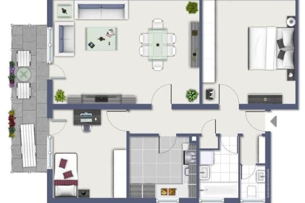 3 bedroom flat to rent, 86 m², Schillerstraße 1, Dietzenbach 3 bedroom flat to rent, 86 m², Schillerstraße 1, Dietzenbach