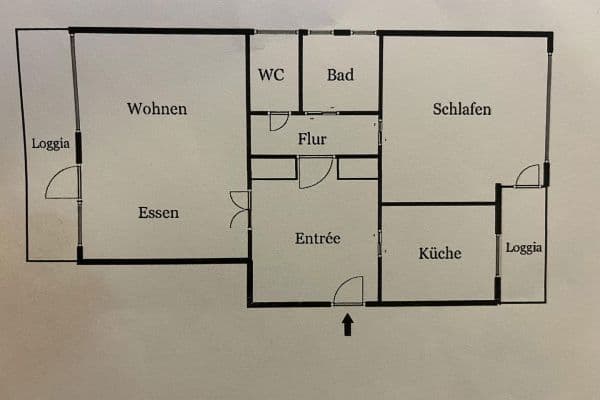 2 bedroom flat to rent, 75 m², Krefeld 2 bedroom flat to rent, 75 m², Krefeld