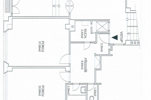 1 bedroom with open-plan kitchen flat to rent, 68 m², Puškinovo náměstí, Praha 1 bedroom with open-plan kitchen flat to rent, 68 m², Puškinovo náměstí, Praha