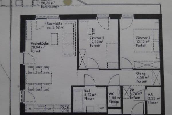 3 bedroom flat to rent, 74 m², Gerasdorfer Straße 105, Stiege 4, Wien, Vienna 3 bedroom flat to rent, 74 m², Gerasdorfer Straße 105, Stiege 4, Wien, Vienna